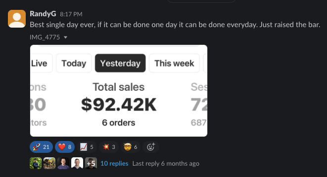 randy dropshipping results