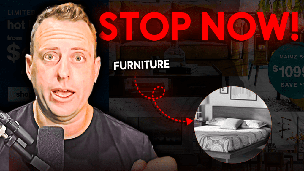 don't dropship furniture. There's much better things to focus on.